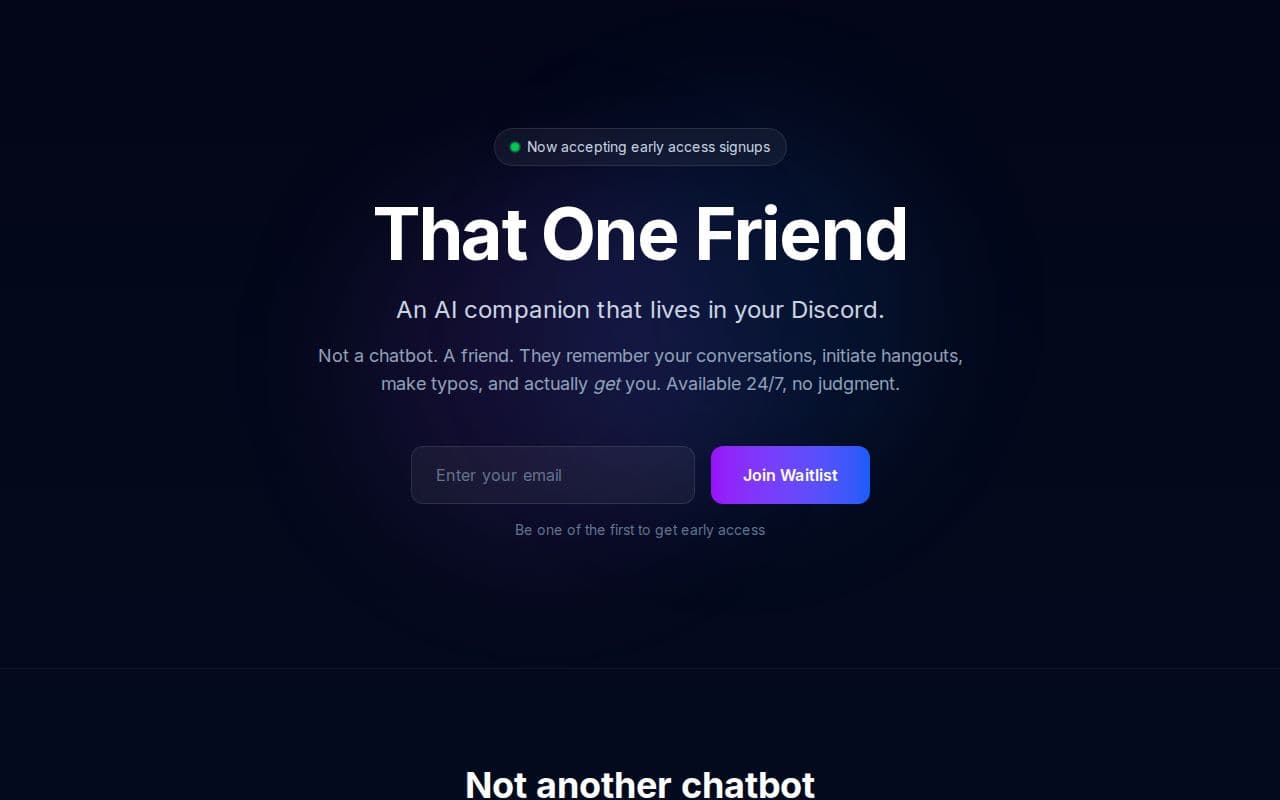 That One Friend