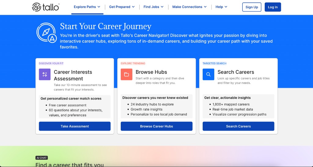 Tallo mobile career journey